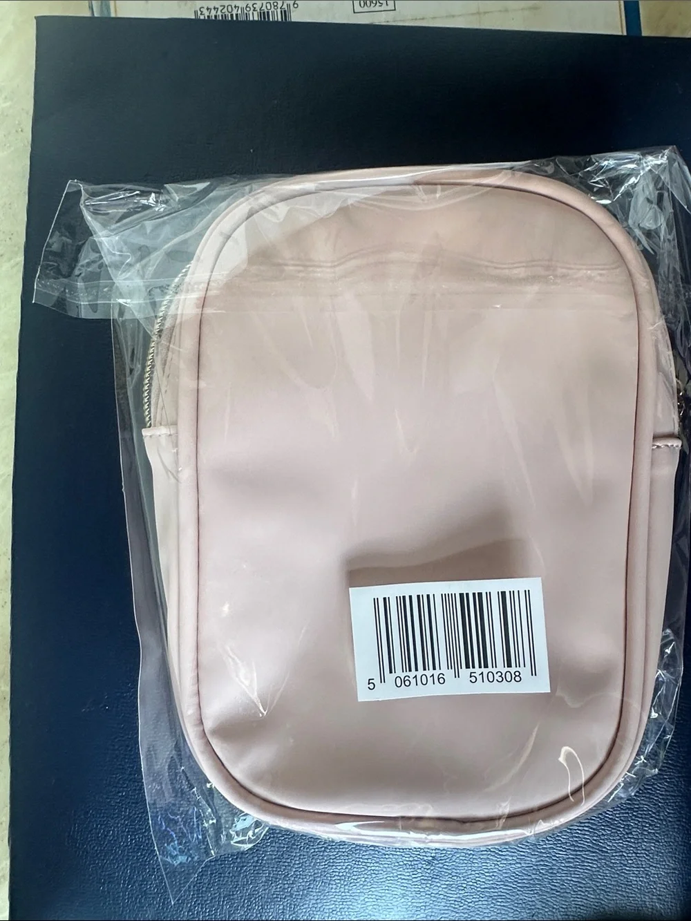 ICONIC London Blush Pink Travel Makeup Bag